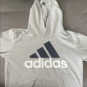 Grey Adidas Hoodie Adult small